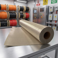 Papel de Mica Muscovita de 0.1mm y 0.2mm para Protección Térmica de Baterías de Vehículos Eléctricos, Aislamiento Resistente al Fuego, Rollo, Suministro a Granel