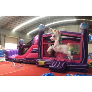 Colorful Different Theme Kids Inflatable Bouncer Inflatable Bouncer Combo For Adult