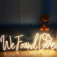 Decoraciones para Fiesta de Cumpleaños We Found Love, Luces Decorativas para Interiores, Adornos Colgantes Multicolores con Control Remoto para el Hogar y Fiestas