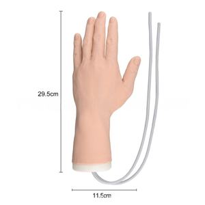 Modelo de inyección de mano para adultos-Simulador de venopunción de brazo realista para entrenamiento de Enfermería Médica - Product Image 1
