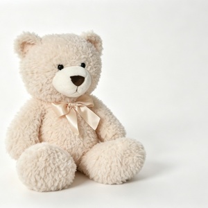 Ours en peluche personnalisé avec nœud, ours en peluche avec ruban, ours en peluche assis - Product Image 3