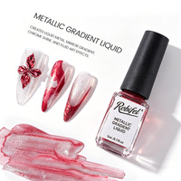 Robifel Gel de Peinture Métallique en Gros pour Nail Art 3D, Fleurs Sculptées, Effet Miroir Chromé, OEM Privé pour Salons de Manucure