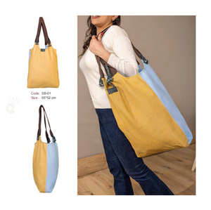 Sac fourre-tout spacieux et élégant pour femmes, doublure en toile de coton égyptien, fermeture éclair, longues poignées, léger, durable, sac de travail - Product Image 6