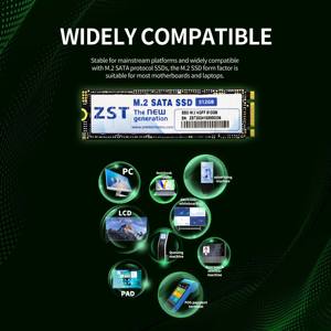 Yüksek hızlı yeni tasarım SSD M.2 Sata 3.0 NGFF 64/128GB 256GB 512GB 1TB sabit Disk sürücü - Product Image 4