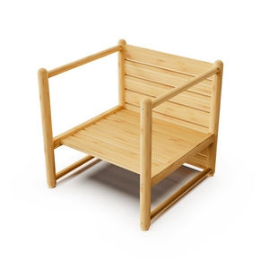 Çocuk konfor ve rahatlık için çocuk çok fonksiyonlu sandalye bambu adım dışkı - Product Image 2