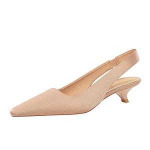 <span class=keywords><strong>Scarpe</strong></span> sexy da donna con <span class=keywords><strong>tacco</strong></span> <span class=keywords><strong>basso</strong></span> in raso da donna - Product Image 5