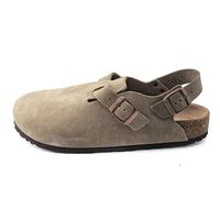 Koleksi Fashion Tokyo Sandal Kasual Nyaman Berbahan Kulit Sapi Asli Suede dengan Sol Gabus, Bantalan Empuk, Penyangga Lengkung Kaki, dan Tali Pergelangan Kaki