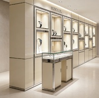 Vitrine Moderne en Aluminium et Verre pour Bijoux avec Éclairage LED – Design Écologique et Durable