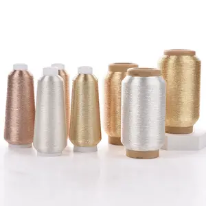Wholesale Direct Factory Gold Silver 150D 600D ST Type Metallic Yarn Thread