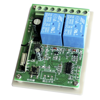 Interrupteur sans fil RF DC12V 10A 2CH, émetteur d'interrupteur lumineux, télécommande sans fil 433mhz, interrupteur de télécommande sans fil
