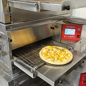 Có kinh nghiệm làm bánh Pizza Pao Maker Arabic pita Máy bánh mì với lò nướng Dominos máy sản xuất bánh Pizza 20 inch băng tải lò - Product Image 1