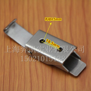 Serrure de meuble Xinjieliang 75 mm en acier inoxydable 304, boucle sans clé pour placard de rangement, design industriel durable - Product Image 3