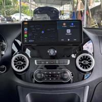 Lecteur MP3 tactile Android 128 Go avec écran OLED 4K sans fil, support de tableau de bord GPS pour Mercedes Benz Classe V W447 2016-2024