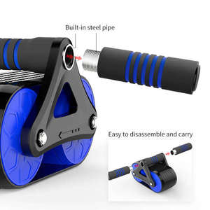 Bellewins Core <strong>Workout</strong> Automatic Rebound Assistance Abdominal Exercise <strong>Abs</strong> Roller Wheel With Knee Pad - Product Image 3