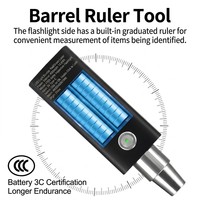 Lampe torche professionnelle 4000mAh pour la vérification des faux billets, des passeports et des cartes d'identité, filtre ZWB2, lampe torche UV avec pointeur laser