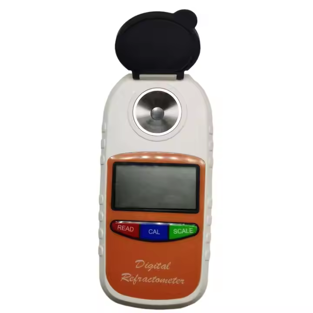 Wine Refractometer 0-50.0% Brix Digital with ATC Function Accurate Handheld Meter for Alcohol Content Measurement Wine