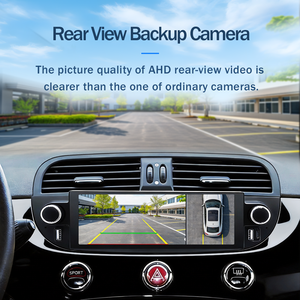 Autoradio Android 6,86 pouces pour <span class=keywords><strong>Fiat</strong></span> <span class=keywords><strong>500</strong></span> Abrath (2007-2015), CarPlay sans fil et Android Auto, navigation GPS, unité multimédia, Bluetooth - Product Image 6
