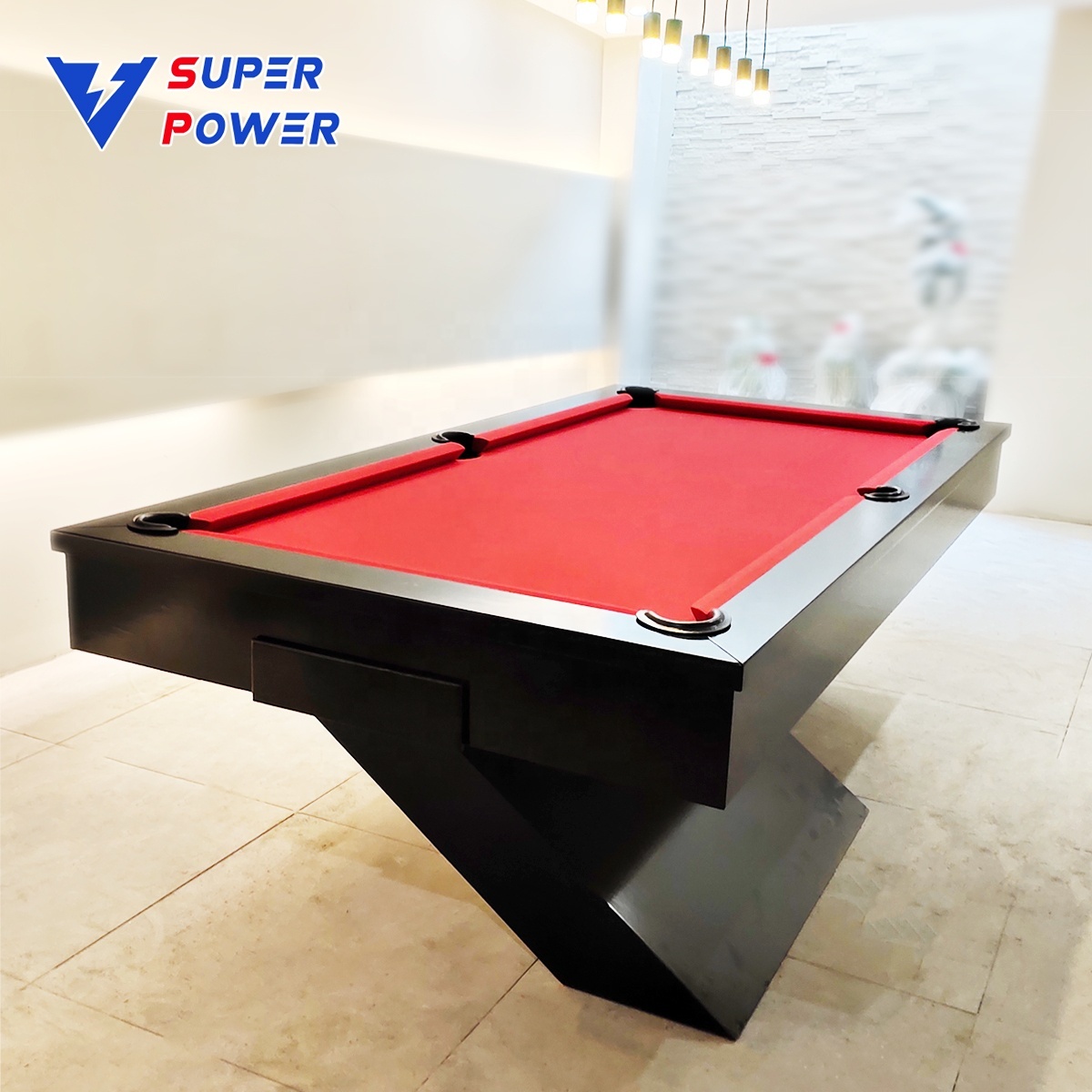 Económico mesa de billar 8ft 9ft piscina mesa de juego con accesorios incluyen