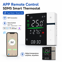 Termostat Pemanas Lantai 16A Pengontrol Suhu Terprogram dengan Sensor Lantai untuk Pemanas Listrik