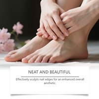 Poussoir à cuticules stylo, outil de soin des ongles, brosse fine, stylo de précision pour sculpter les bords des ongles, logo personnalisé
