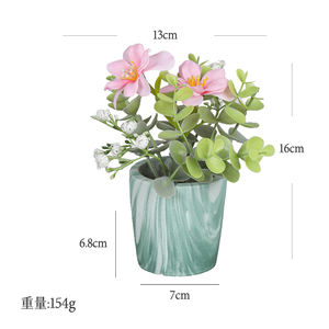 2025 vendita calda <span class=keywords><strong>zucca</strong></span> artificiale <span class=keywords><strong>pianta</strong></span> verde in vaso per la decorazione della casa - Product Image 5