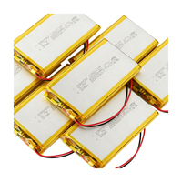 Batteries polymères au lithium OEM ODM 1260110 Slim Pouch Cells 10000mAh 3.7V certifiées IEC pour station d'alimentation portable domestique
