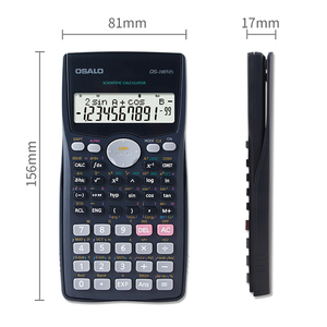 OS-100MS Customized Logo Digital Scientific <strong>Calculator</strong> Plastic Rekenmachine Solar Battery Low Price Strength Store - Product Image 4