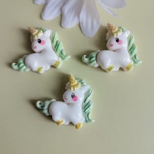 100 pièces de résine, mignonnes <span class=keywords><strong>nuages</strong></span> de dessin animé, arc-en-ciel, baguette magique, série <span class=keywords><strong>licorne</strong></span>, scrapbooking, bricolage, bijoux, pinces à cheveux, accessoires pour coque de téléphone - Product Image 6