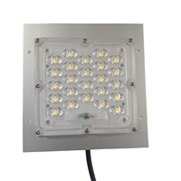 Modules d'éclairage LED haute puissance 25W 50W 60W, carte PCB 5050 avec lentilles et alimentation Mean Well