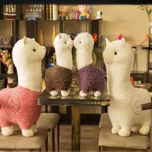 Cuscino di peluche Alpaca morbido peluche personalizzato giocattoli di peluche ripieni di animali pecora capra agnello cuscino di peluche regalo all'ingrosso per bambini - Product Image 5