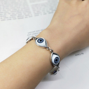RQ-collar Vintage turco con colgante de ojo malvado para mujer, Gargantilla Monocular estilo Hip Hop Steampunk para pupila, joyería gótica - Product Image 6