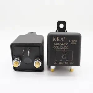 KKA-D120 100A/120A 12V 2.4瓦重型汽车起动继电器，汽车继电器，汽车，电机，卡车，船用发动机动力启动