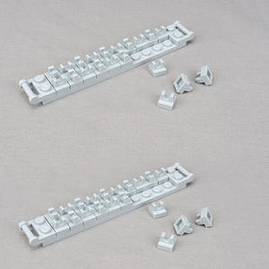 Bloques de Construcción con Ruedas y Púas, Escena de Bloques de Construcción, Modelo de Interceptación de Coches de Velocidad, Escena de Equipamiento, Juguete de Ensamblaje de Partículas Pequeñas - Product Image 1