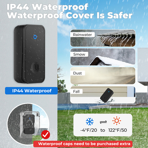 Timbre Inalámbrico Autoalimentado a Prueba de Agua, Timbre de Puerta sin Batería, Enchufe Eléctrico para UE, Reino Unido y EE. UU., Receptor Inteligente de 1 o 2 Botones F946 - Product Image 4