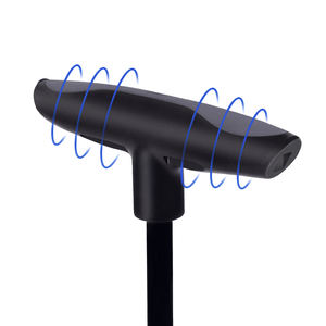 Pompe à pied pour vélo avec manomètre, poignée en T et pince pour tube, compatible avec les valves Schrader et Presta pour tous les vélos et ballons de sport - Product Image 3