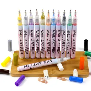 12 видов цветов 3D ручки для маникюра