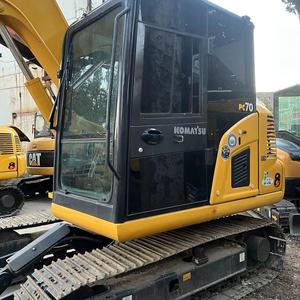Excavadora Komatsu PC70 usada original de Japón, miniexcavadora de 7 toneladas pc70mr con motor original para trabajo agrícola - Product Image 5