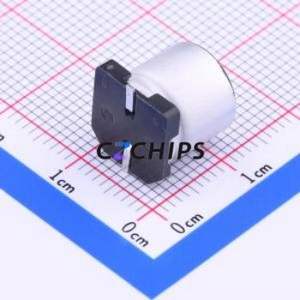 ตัวเก็บประจุอิเล็กโทรไลต์อะลูมิเนียมแบบ SMD รุ่น RT1V471M1010, ขนาด D10xL10.2 มม. ความจุ 470uF 20% 35V 275mA-120Hz - Product Image 2
