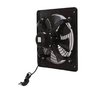 8 10 12 14 16 Inch Square panel Window Ventilated Metal Exhaust Fan High-speed Pump for Kitchen Industrial Area Bathroom