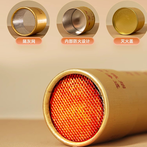 4.8x15cm grande <span class=keywords><strong>Moxa</strong></span> <span class=keywords><strong>Stick</strong></span> com tubo extintor-extra longo tempo de queima, baixo fumo Design, para casa e Moxabustão profissional - Product Image 5