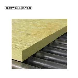 Glass Rock Wool Board / Rock Wool Blanket With Wire Mesh Heat-Resistant Mineral Fiber