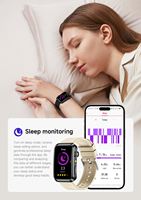 Montre connectée ERON Fashion ECG TK77 pour hommes et femmes, IP68, assistant vocal IA, moniteur de fréquence cardiaque, multisports, montre connectée téléphonique