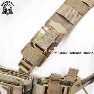 Tactische MK3 Modulaire Lichtgewicht Camouflage Borsttuig met 5.56 Magazijn Pouch, 700g Gewicht, Gemaakt van Duurzaam Nylon en Polyester - Product Image 3