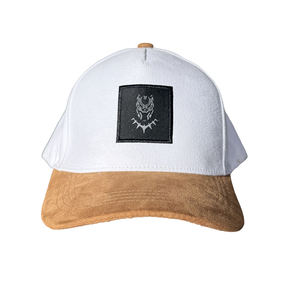 Gorra de Béisbol Deportiva Estructurada de 5 Paneles de Pana de Alta Calidad, Unisex, Personalizada, con Parche de Cuero con Logotipo y Visera de Gamuza, Estilo Dad Hat - Product Image 1