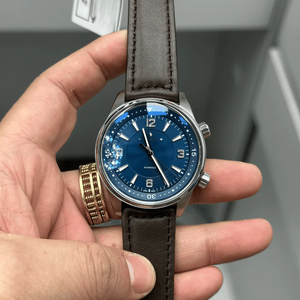 Men's Automatic Mechanical Watch with Chronograph Style Dial Genuine Leather Strap Stainless Steel Case Analog Wristwatch - Product Image 1