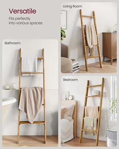 VASAGLE-Estante <span class=keywords><strong>de</strong></span> escalera decorativo <span class=keywords><strong>para</strong></span> manta <span class=keywords><strong>de</strong></span> <span class=keywords><strong>madera</strong></span>, edredón <span class=keywords><strong>de</strong></span> toalla, estantes <span class=keywords><strong>de</strong></span> escalera <span class=keywords><strong>de</strong></span> pared - Product Image 6