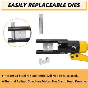 YQK-300 nhôm đồng thiết bị đầu cuối crimper thủy lực uốn tóc bồng công cụ plier đấm Máy phạm vi 16-300mm2 áp lực 12 tấn - Product Image 4