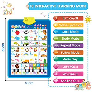 Educazione dei bambini apprendimento Tigrinya Talking-Poster interattivo elettronico della parete del veicolo per l'educazione dei bambini - Product Image 5