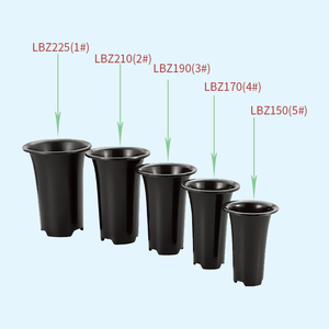 Pot <span class=keywords><strong>d</strong></span>'<span class=keywords><strong>orchidée</strong></span> rond de fleur durable du plastique 1 #2 #3 #4 #5 # pour la <span class=keywords><strong>graine</strong></span> hydroponique - Product Image 4
