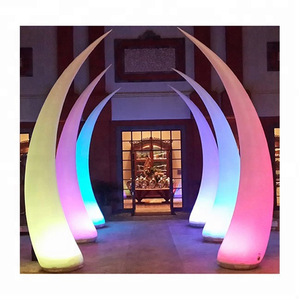 Nhà Máy Bán buôn LED không khí chặt chẽ cột chiếu sáng bơm hơi khổng lồ quảng cáo trụ cột - Product Image 5